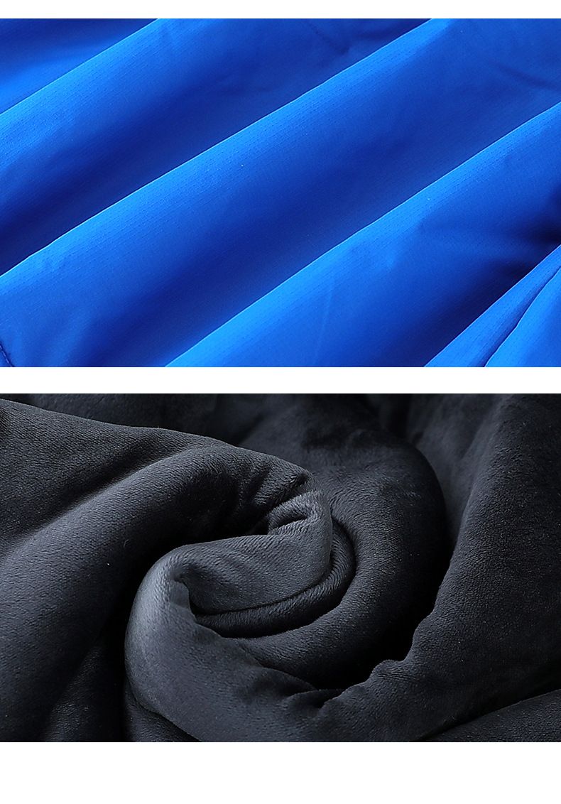 Giacca da lavoro invernale resistente per uomo - Cappotto impermeabile foderato in pile spesso (L-6XL, 3 colori, strisce riflettenti per celle frigorifere e cantieri)_voghion.com