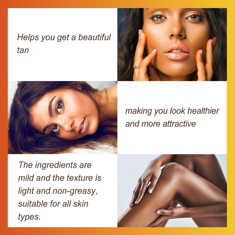 Creme calmante EELHOE para bronzeamento rápido, natural e confortável, marrom bronze antigo, creme hidratante não oleoso_voghion.com