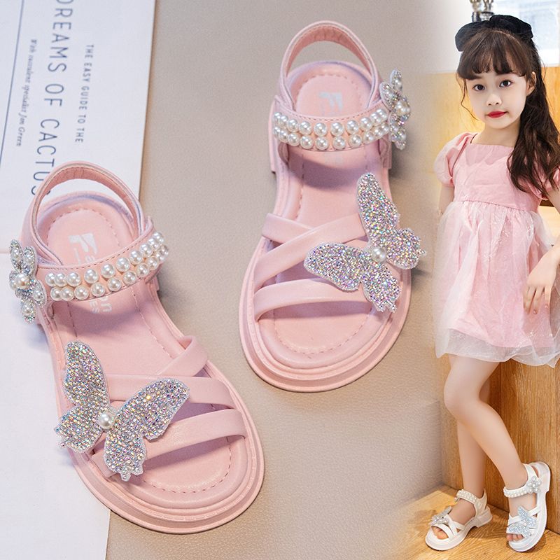 - Sommer-Mädchen-Schmetterlings-Prinzessinnen-Sandalen, Outdoor-Strandschuhe_voghion.com