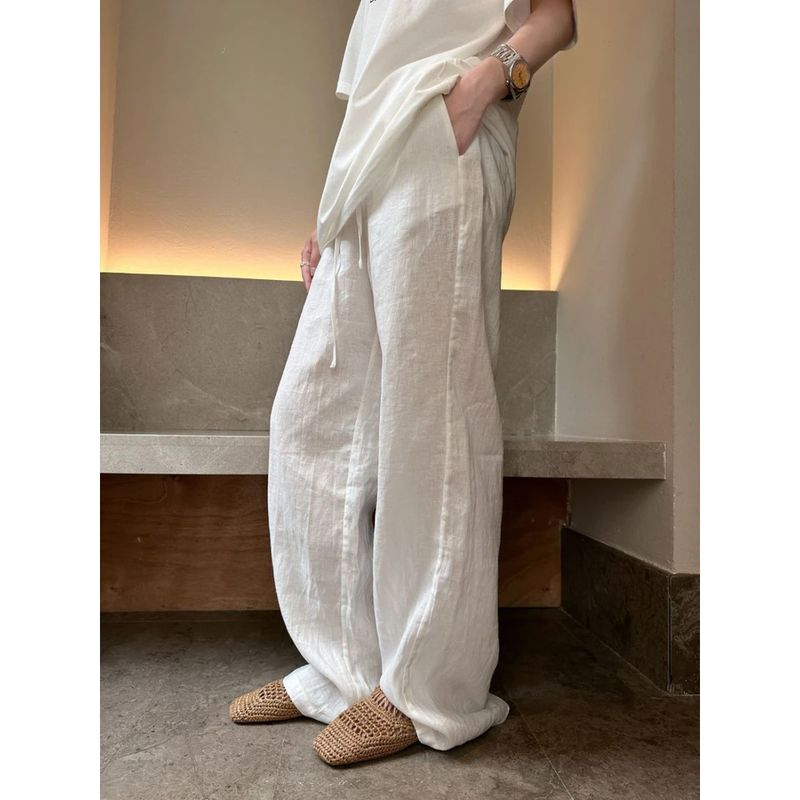 Pantaloni utility etro da donna, larghi, a gamba dritta, casual, da jogging, da lavoro, a vita alta, con tasche (10 colori, dalla S alla 3XL)_voghion.com