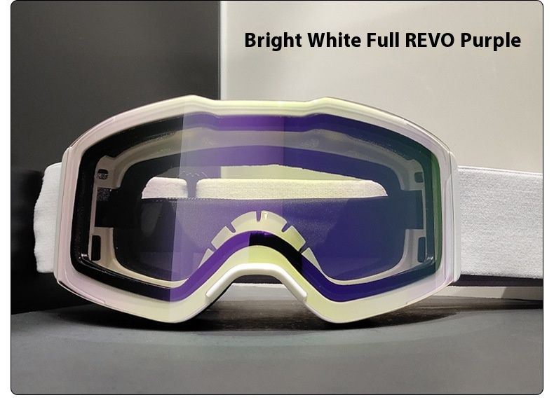 Ski double-layer anti fog cylindrical surface, men's and women's outdoor snow goggles, adult mountaineering skiing_voghion.com