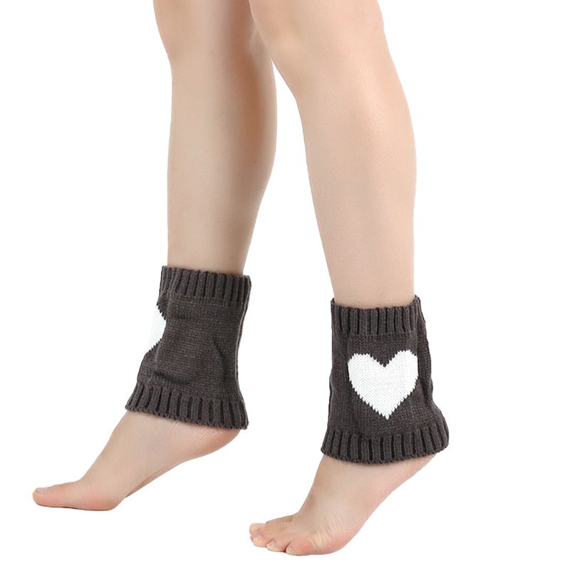 Warm knit socks and boots and leg warmers acrylic wool foot warmers_voghion.com