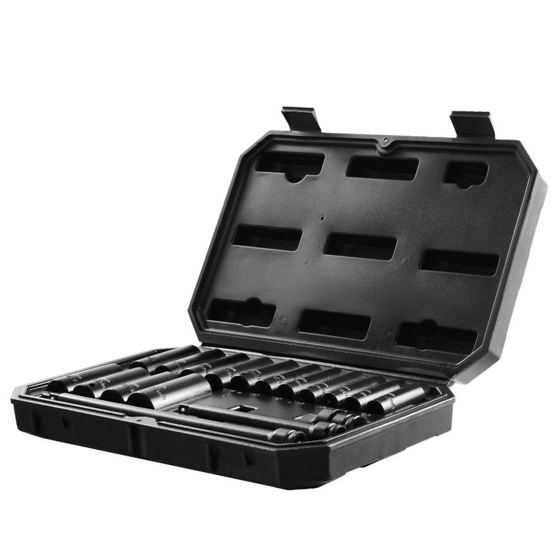 Set di 8 utensili a cricchetto da 18 pezzi, 6 punte, 3 bussole, kit di utensili a percussione_voghion.com