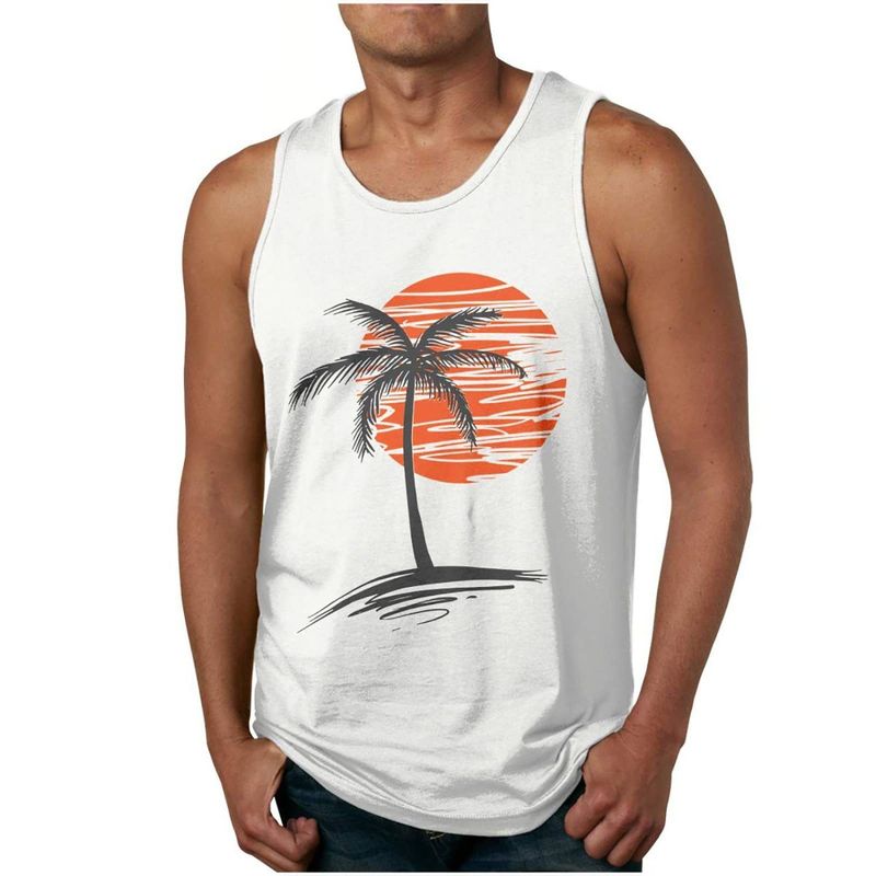 Herren-Freizeitweste im Hawaii-Stil, 3D-gedruckt, Dopamin_voghion.com