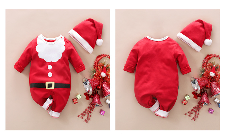 Karácsonyi babaruhák Hosszú ujjú karácsonyi babaruhák_voghion.com