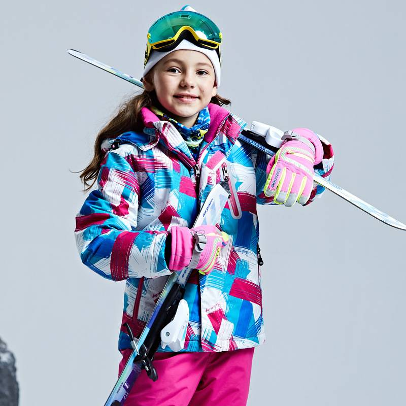 Kinderkleidung Cooloxing Kinderskianzüge für Jungen und Mädchen Skianzüge wasserdicht, warm, atmungsaktiv, Outdoor-Mantel aus verdickter Baumwolle_voghion.com