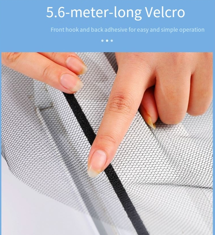Anti Mosquito Screen Net Honeycomb Self Adhesive Screen Door Curtain Punch Free Invisible Window Screen DIY Screen Window Velcro_voghion.com