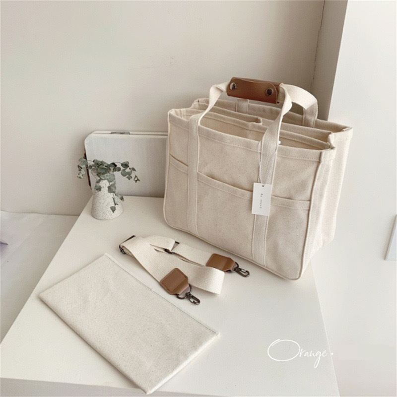 Wielofunkcyjna wygodna torba na ramię typu crossbody, przenośna, płócienna, do wózka dla matki i dziecka_voghion.com