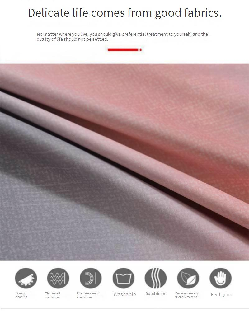 Cortinas Morandi de dupla camada - Cortinas transparentes e blackout com gradiente de arco-íris e decoração de janela pronta para uso_voghion.com