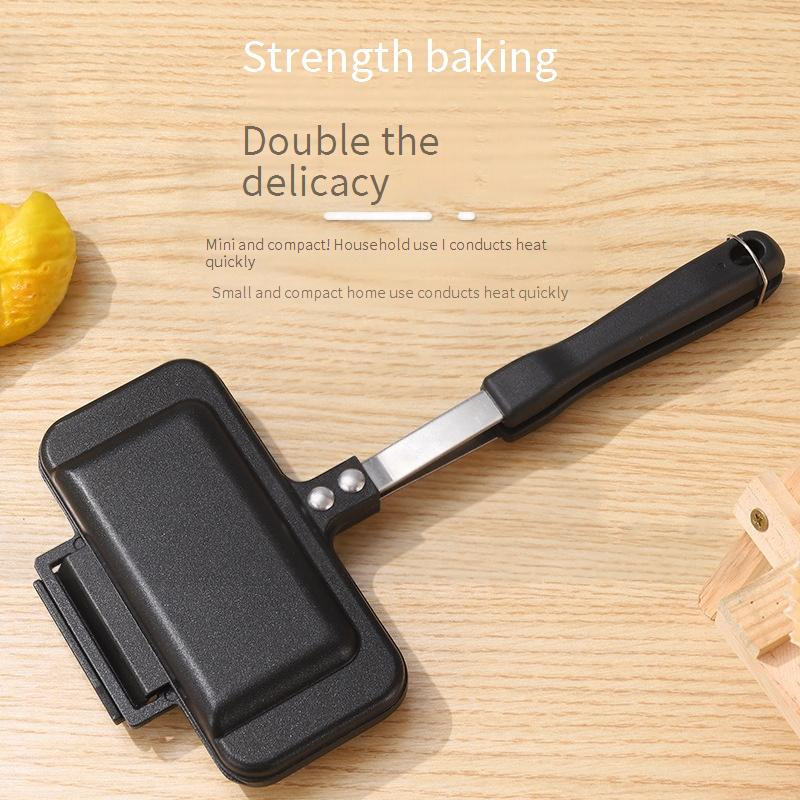 Sandwich Maker Home Breakfast Machine Dormitory Small Waffle Pan Clip Multi Function Kitchen Toast Toast Frying Pan_voghion.com