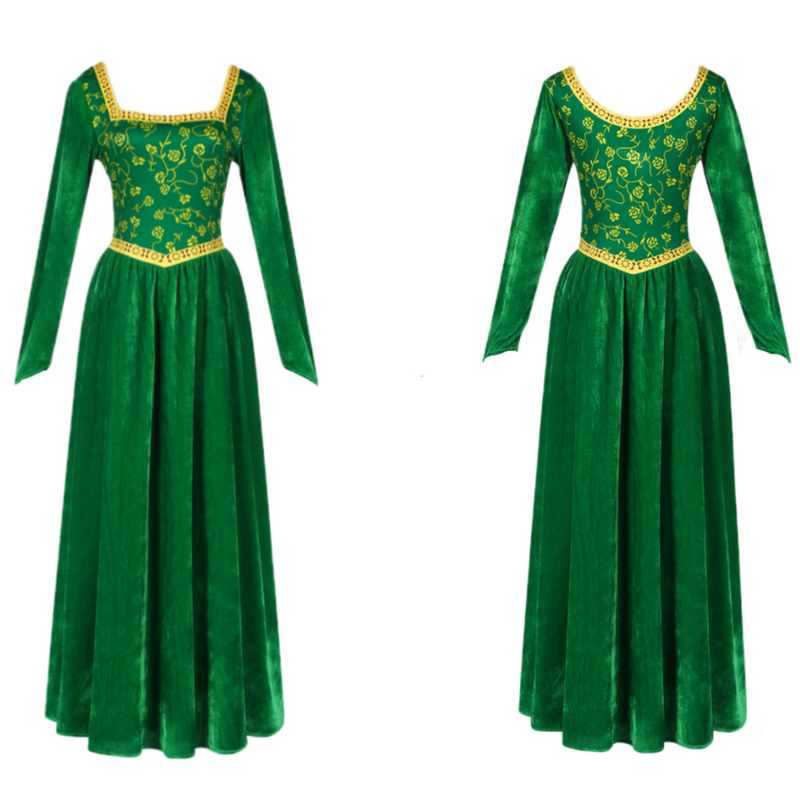 Elegant Princess Cosplay Dress - Anime Game Costume, Soft Sweet Style, Polyester Blend, S-XXXL, Spring Collection_voghion.com