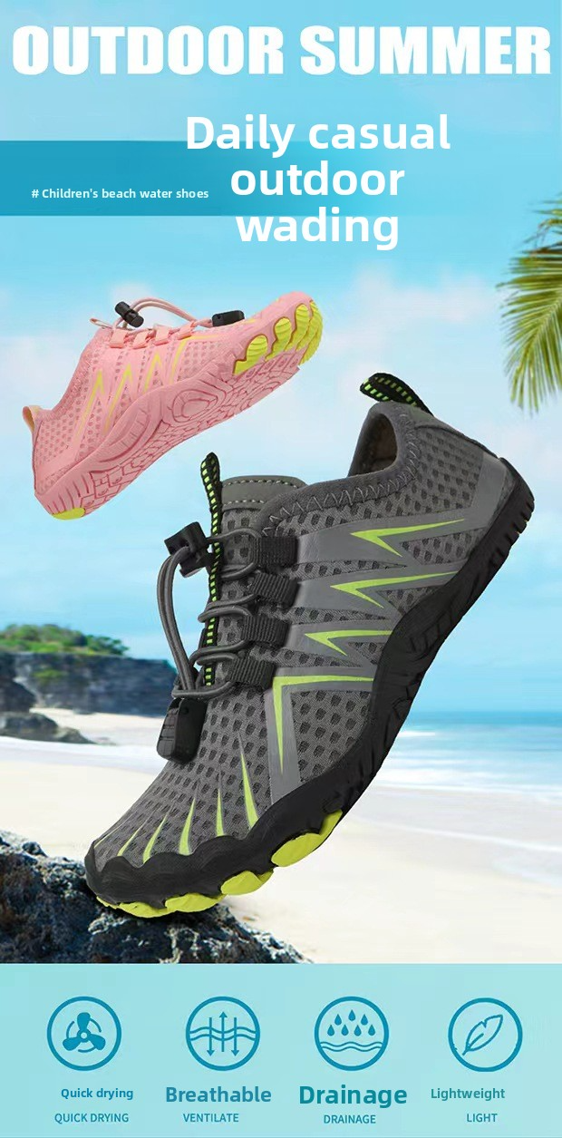 Unisex Quick-Dry Water Shoes – Barefoot Aqua Socks For Swimming, Beach & Light Hiking With Anti-Slip & Massage Sole (Multiple Colors)_voghion.com