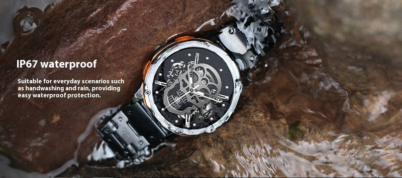 AK59 Smart Watch For Men & Women, Fitness Tracker With Heart Rate Monitor, Blood Oxygen & Sleep Tracking, Bluetooth Call, IP68 Waterproof_voghion.com