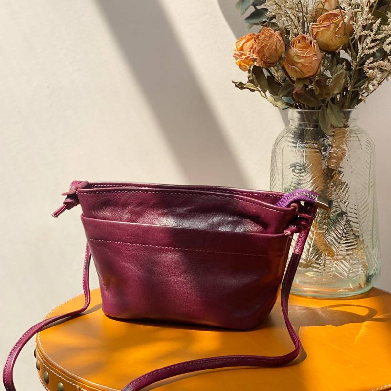 High-quality Fashion Trend Solid Color Bucket Bag Women's 2025 New Versatile Simple Casual Commuting One-shoulder Cross-body B_voghion.com