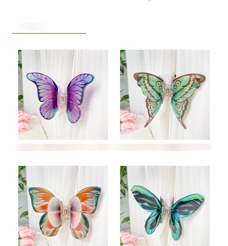 Super Fata Simulazione Farfalla Clip Temperamento Forcina Capelli Squalo Clip Accessori per Capelli di Alta Qualità Accessori per Copricapo_voghion.com