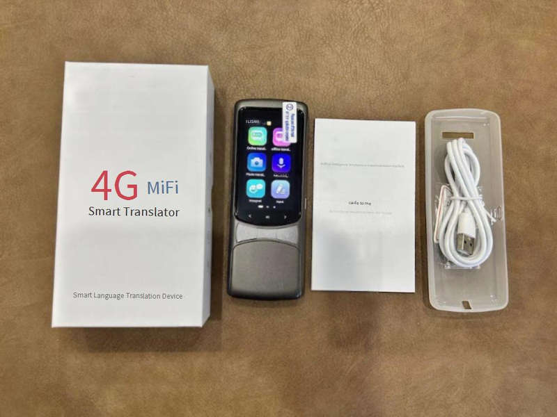 4G Smart Voice Translator Device – Offline Translation For Vietnamese, Arabic, Russian | Multi-Language Support | Portable & Touchscreen_voghion.com