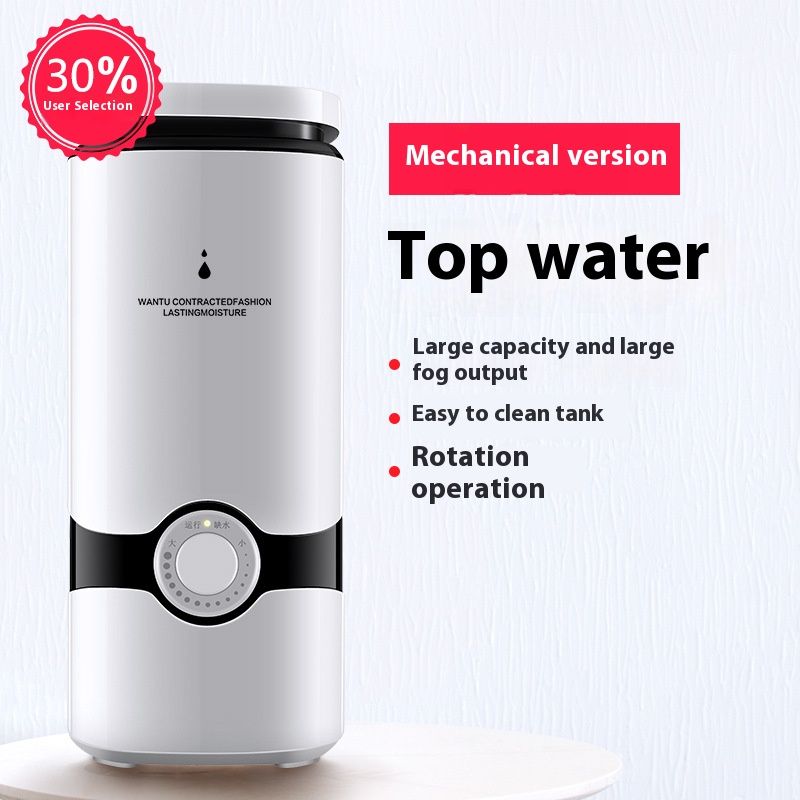Ultrasonic Humidifier For Bedroom - Quiet Air Humidifier With Remote Control, 2.6L Large Tank, Auto Shut-Off, Night Light_voghion.com