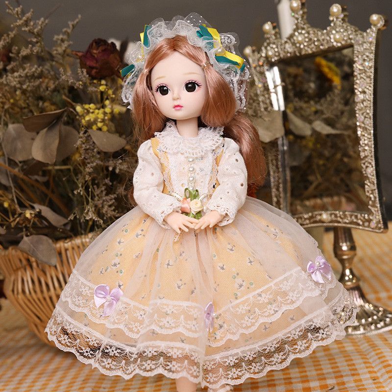 30 cm BJD-Puppe, kleine Prinzessinnen-Set-Puppe, Modekleid-Puppe, Mädchen-Spielzeug, Kindergeburtstagsgeschenk_voghion.com