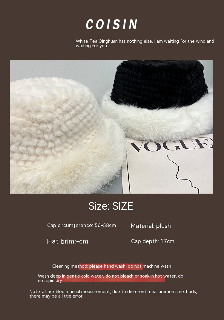 Vidra iepure iarbă femei pescar în toamna iarnă, păstrând cald versatil. Pălărie de bazin de protecție urechi blană de nurcă pt_voghion.com