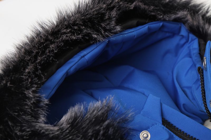 Boys' Color-Block Snowsuit – Thickened Winter Romper With Full-Zip (90-120cm) – Windproof Ski Jumpsuit For Toddlers_voghion.com
