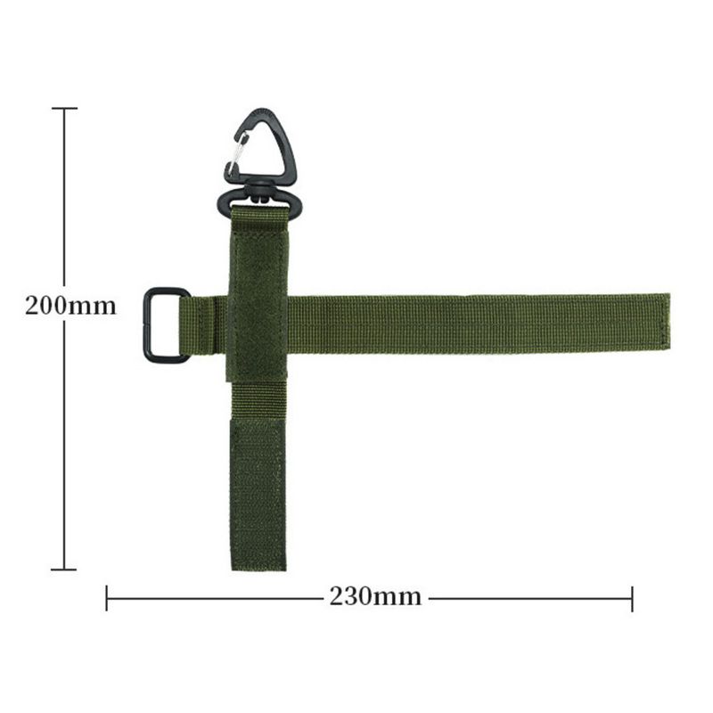 Outdoor Gear Keeper - Moschettone in nylon resistente da 1" con elastico di sicurezza | Adatto per guanti, cappelli e attrezzi_voghion.com