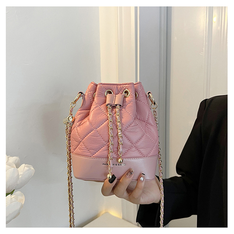 Stil Damentasche, kleine duftende Windwasser-Eimertasche, hochwertige Damen-Umhängetasche aus weichem Leder, vielseitige_voghion.com
