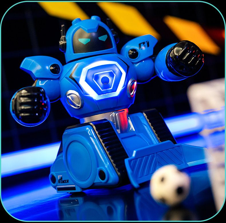 Boxningsrobot för 2 spelare - Interaktiv smart RC-stridsleksak för barn med fjärrkontroll_voghion.com
