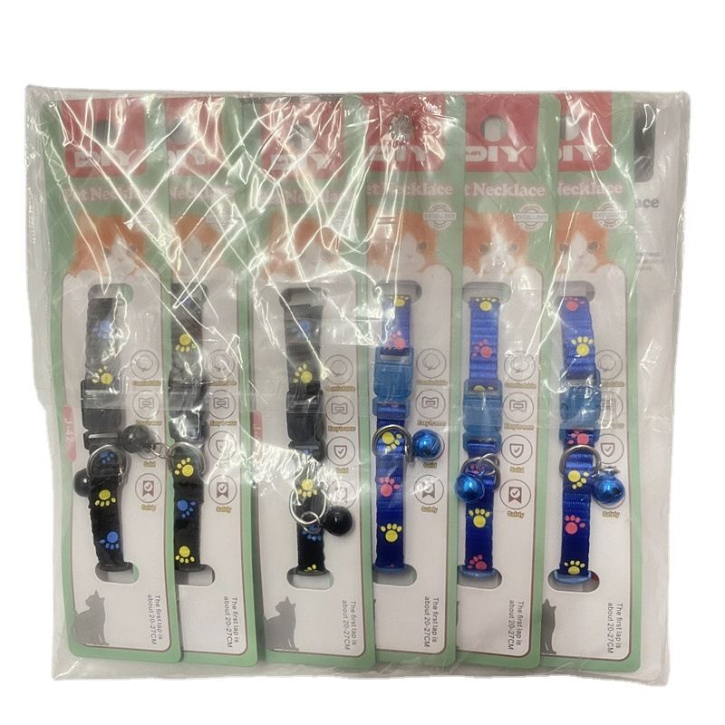 Producent Pies Pojedynczy Dzwonek Odcisk Łapy Kot Klamra Popularna Obroża_voghion.com