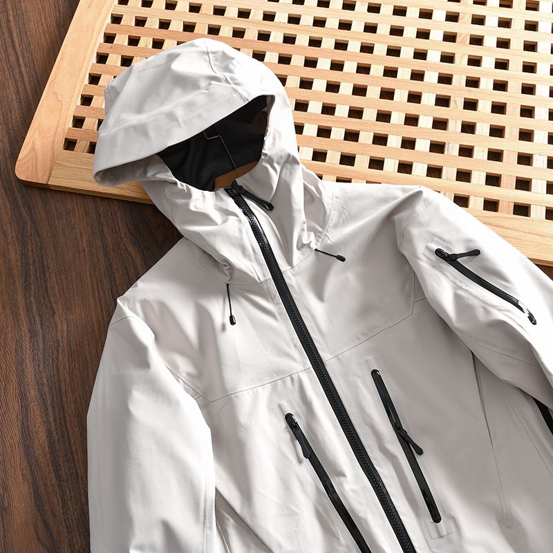 Men's Clothing climbing series spring men's full rubberized rainproof hard shell ski jacket functional assault jacket_voghion.com
