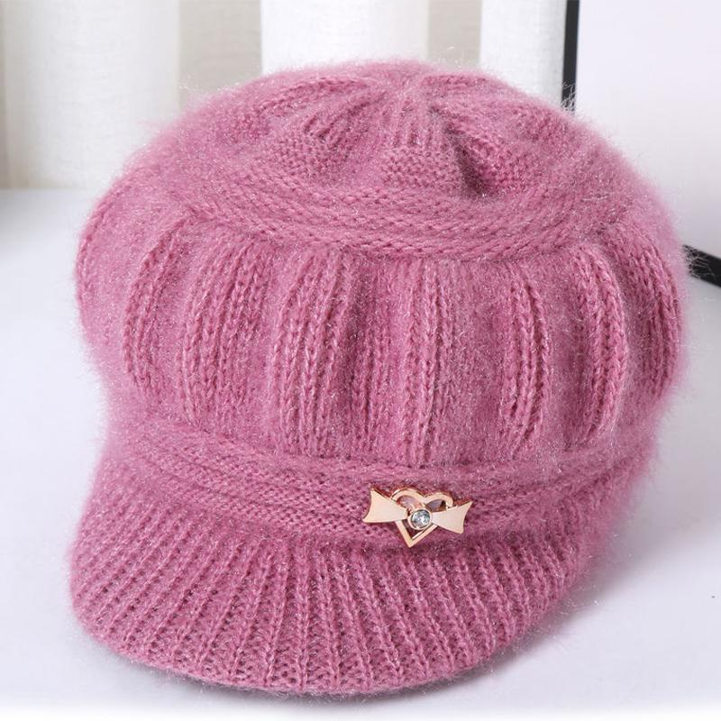 Mütze und Schal-Set für Damen, Winter, weiblich, warm, Strickmütze, Schal und Samt, winddicht, Radmütze, Skimütze, Schals-Set_voghion.com
