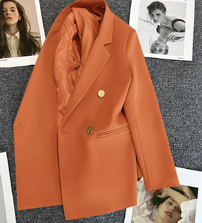 Candy Green Damen-Blazerjacke – Trendy koreanischer Stil, lässige Bürokleidung mit Revers und Taschen (S-3XL)_voghion.com
