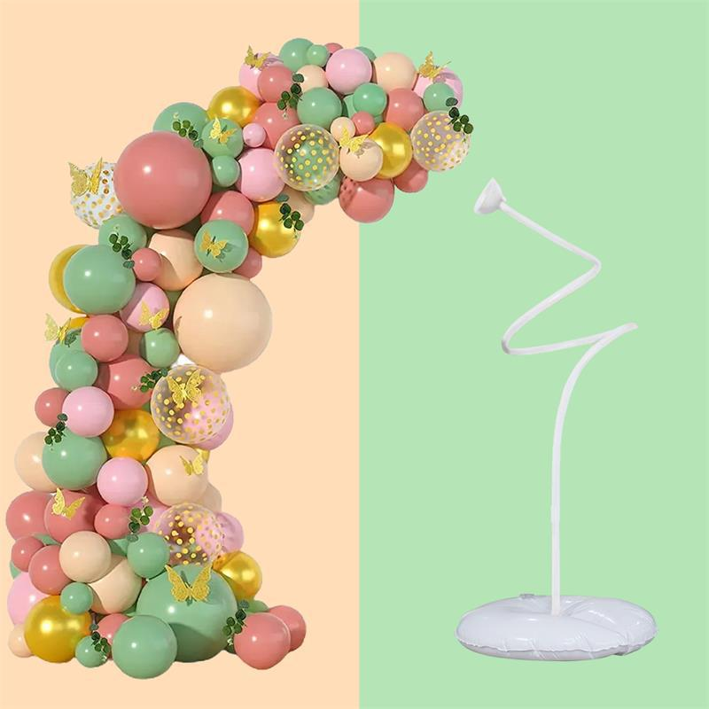 DIY Bogen Ballonständer für Geburtstags-Hochzeitsparty-Dekorationen - Verstellbarer Herzformrahmen mit Zubehör_voghion.com