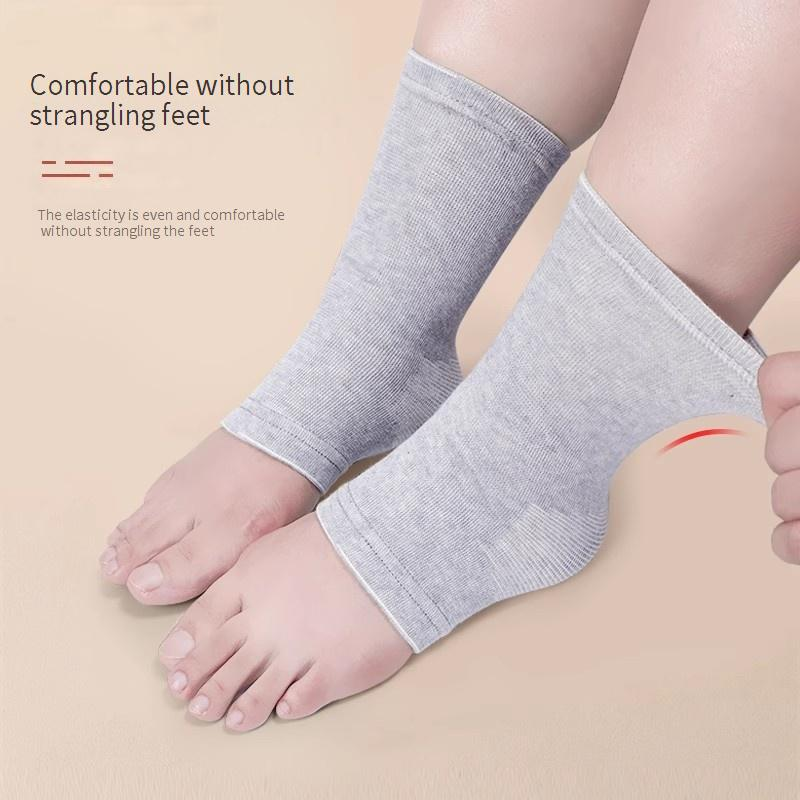 Kompressions-Knöchelbandagen mit Wärmeunterstützung – atmungsaktives Spandex für Basketball, Laufen und Linderung von Gelenkschmerzen (3 Größen, 4 Farboptionen)_voghion.com