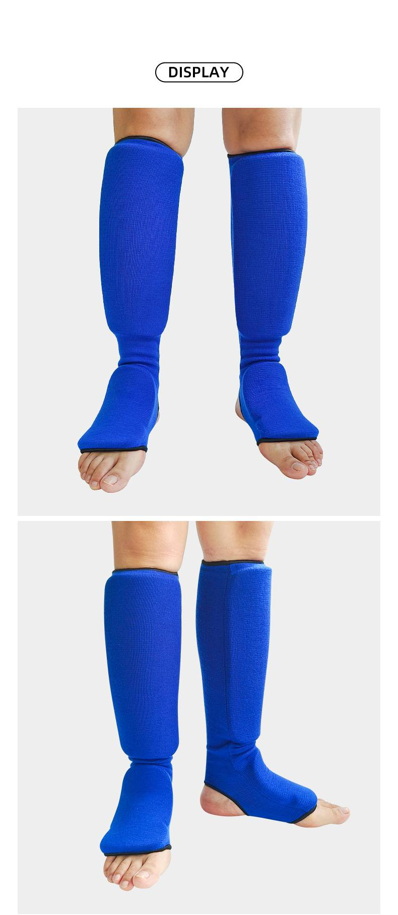 Professional Martial Arts Shin Guards For Kickboxing, Karate, Taekwondo, MMA & Sparring – Lightweight EVA Foam Padding With Adjustable Straps_voghion.com