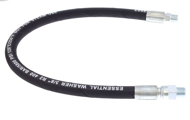 2 FT Whip Line For Pressure Washer Reel & Other Applications | 3/8" 5800 PSI Heavy Duty Commercial Grade_voghion.com