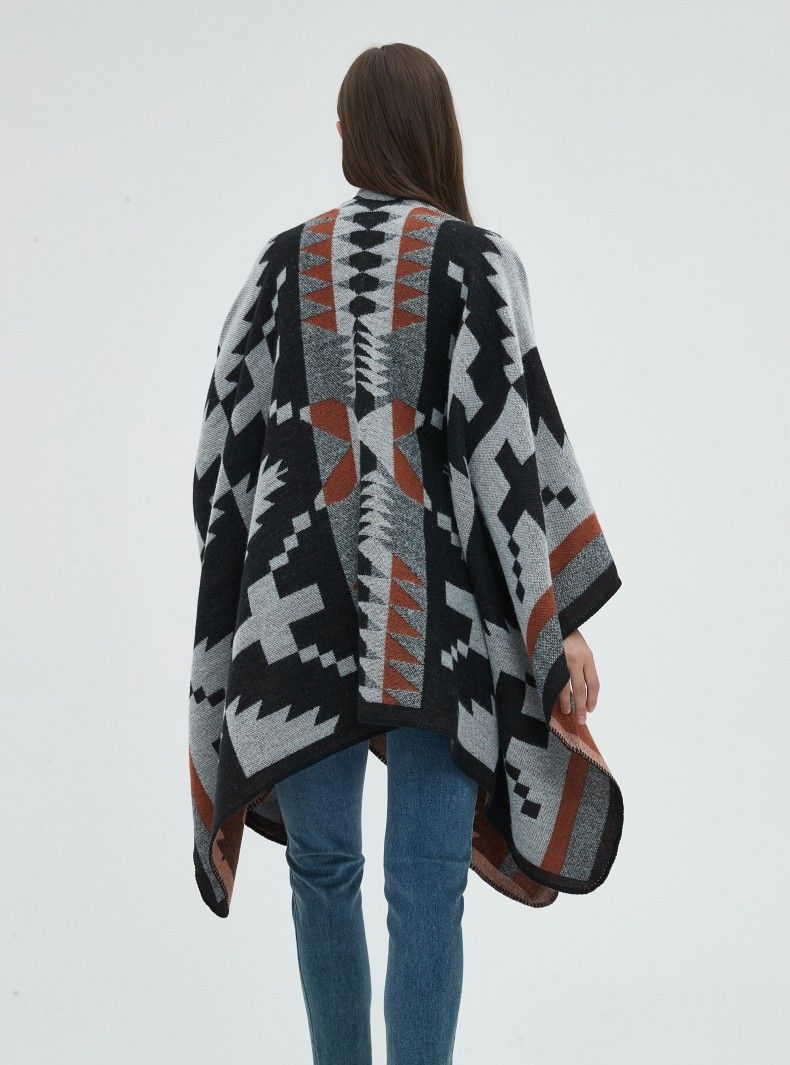 Unisex Geometric Yearning For With The National Wind Travel Air Conditioning Cover Blanket Shawl_voghion.com