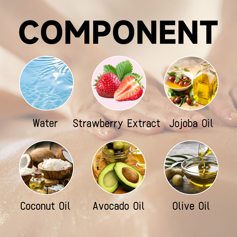 OUHOE La fragola migliora la secchezza, allevia il prurito, la melanina, ammorbidisce la pelle, l'olio per il corpo e l'olio essenziale per la cura della pelle_voghion.com