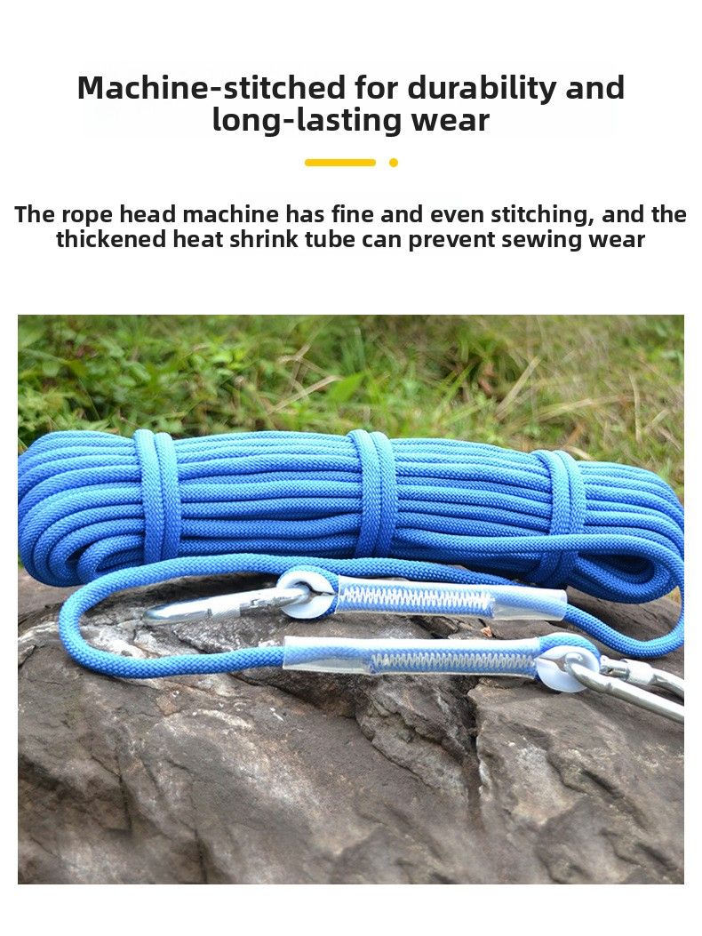 High-altitude Work Fire Rescue High-strength Safety Outdoor Rock Climbing Escape Gliding Rapid Descent Static_voghion.com