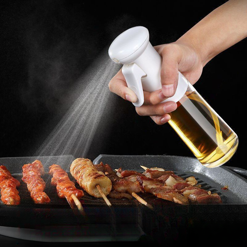 Küche Haushalt Sprayer Olive Kochen BBQ Fett Reduktion Öl Kontrolle Zerstäubung Hochdruck Spray Flasche_voghion.com