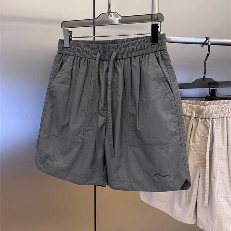 Sommer Neue Herren Atmungsaktives Mesh Lose Sport Casual Elastische Taille Trendy Shorts Mode Capris_voghion.com