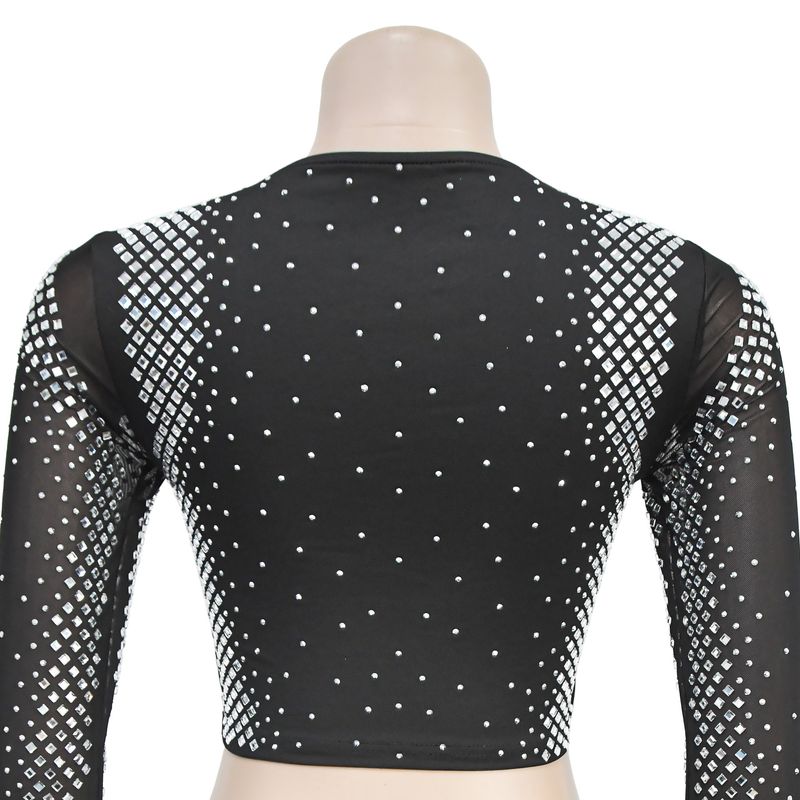 Damenbekleidung Mode Damenbekleidung Hot Diamond Langarm Zweiteiler Slim Rock Anzug Neu_voghion.com