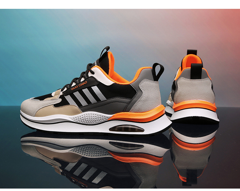 Herren Sommer 2024 neue Mesh trendige Teenager und Studenten, höhenverstellbare atmungsaktive Freizeitsportschuhe für Männer_voghion.com