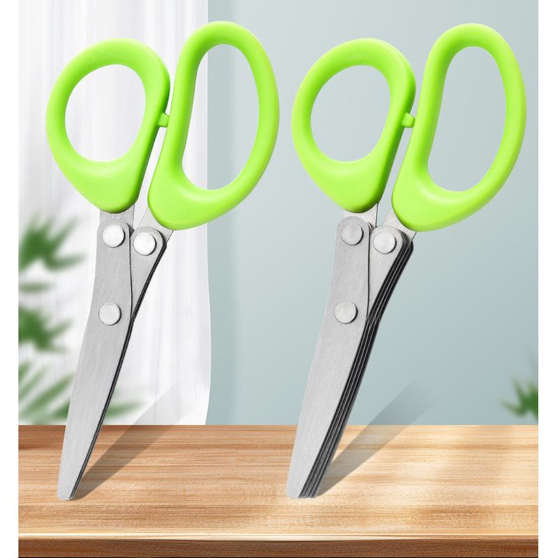 Cucina in acciaio inox multistrato multifunzionale scalogno tre cinque strati creativo cibo per bambini famiglia verdura_voghion.com