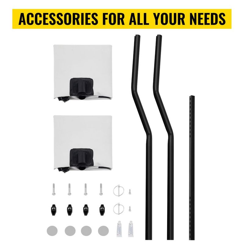 VEVOR Kayak Outrigger Stabilizers, 2 PCS, PVC Inflatable Outrigger Float With Sidekick Arms Rod, Standing Float Stabilizer System Kit For Kayaks, Canoes, Fishing Boats_voghion.com