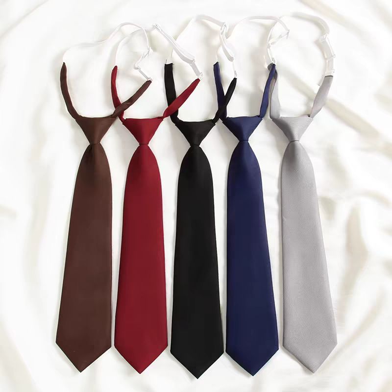 Saldi di liquidazione, accessori per uniformi JK/DK a righe tinta unita da annodare, consegna casuale, nessun reso o cambio._voghion.com