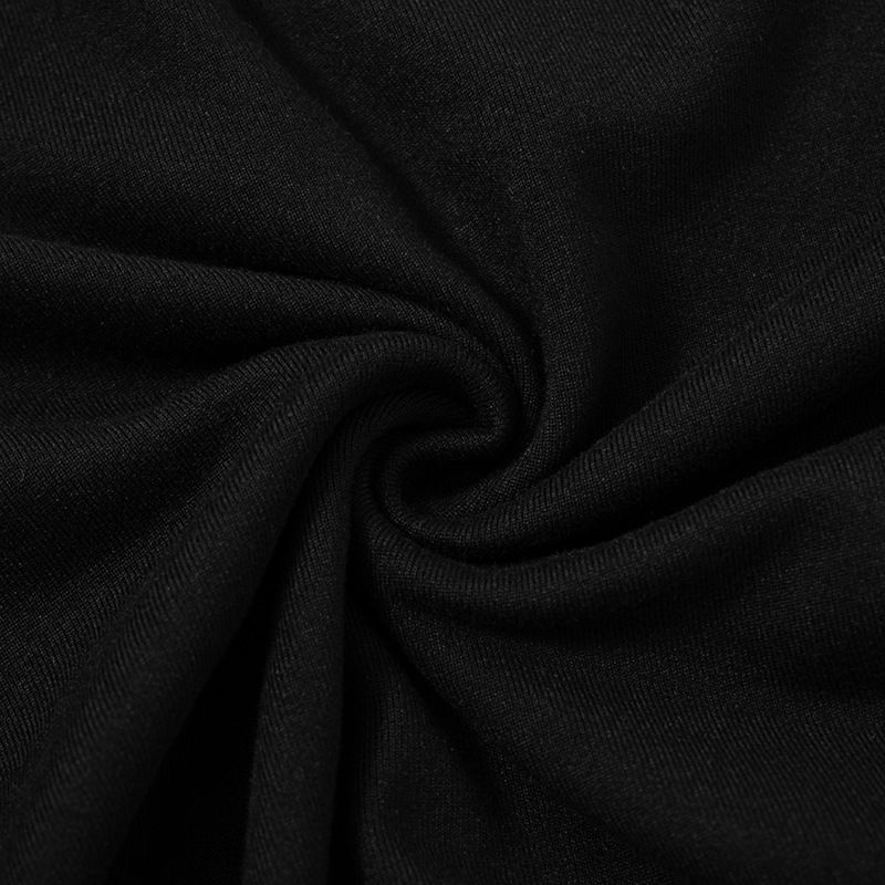 Abito da donna autunno monospalla con colletto obliquo, maniche lunghe, volant e fianchi_voghion.com