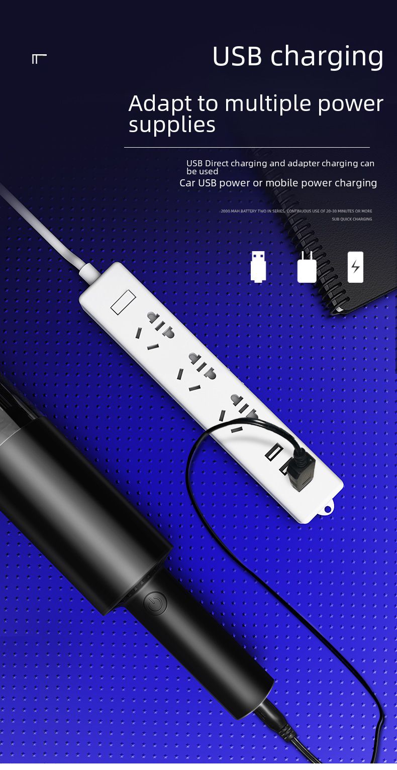 Car Wireless Vacuum Cleaner Car Handheld Portable Vacuum Appliance High Power Mini Small Car Home Dual Use_voghion.com