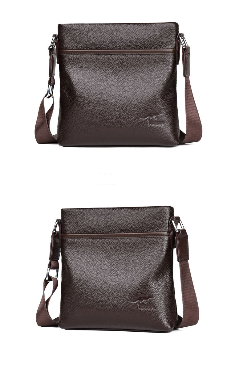 Men's bag first-layer cowhide shoulder crossbody bag genuine leather men's bag business casual backpack hanging bag trendy_voghion.com