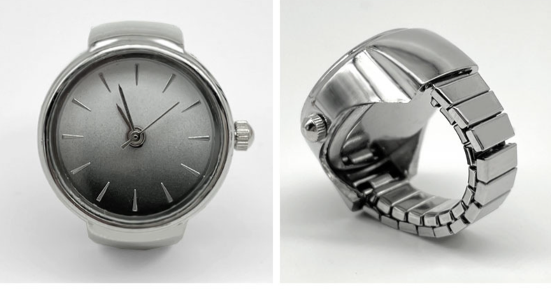 Ring Watch Factory Store Gepersonaliseerde heren- en damesringhorloges met tijdregistratie, mini-sieraden, Hot Sales Direct Wholesale_voghion.com