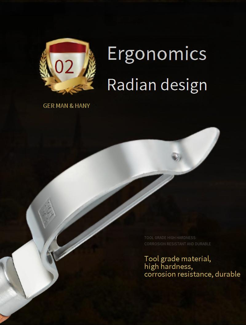 Mājas mēbeles Nerūsējošā tērauda augļu mizotājs Kukurūzas augļu ēvele mizotājs Augļu un dārzeņu mizošanas nazis_voghion.com